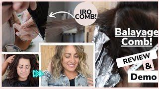 FASTER Foilyage with the IRO COMB! STYLIST REVIEW +  DEMO + FORMULAS!