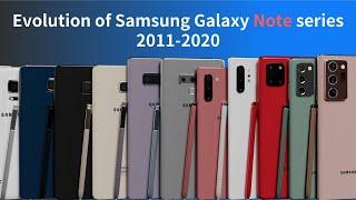 Evolution of Samsung Galaxy Note series 2011-2020