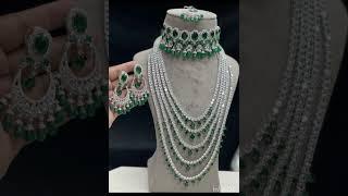 Emerald green jewellery #greenjewelry