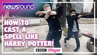 How to cast a spell tutorial! | Learn Harry Potter wand choreography | Newsround