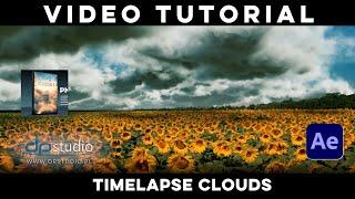 Timelapse Clouds / Tutorial / After Effects / PNG Clouds Pack#tutorial #3d #vfx #cgi #aftereffects