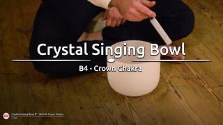 Crystal Singing Bowl, 8", Note B, Crown Chakra - CSB8B - Meinl Sonic Energy