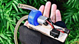 How to make Water Pump From Dc Motor at Home