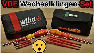 WERA oder WIHA - Welches Set ist BESSER?  kompakte VDE Wechselklingen-Sets im Vergleich | Review