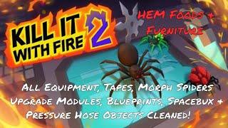 Kill It With Fire 2 - HEM Foods & Furniture 100% All Other Objectives