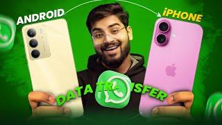 (iOS 18 Supported) 2025 How to Transfer WhatsApp Data from Android to iPhone | No Data Loss