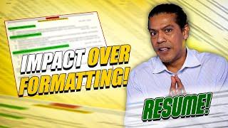 Impact Over Formatting! (Resume Review Part 2) | Sidd Ahmed