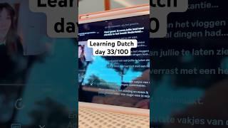 Day 33/100 of learning dutch, aesthetic study vlog