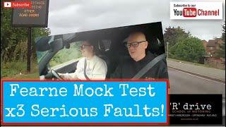 Fearne's Mock Test: Three Unfortunate Serious Faults