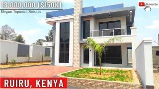 OMG! THE BEST CONTEMPORARY VILLAS| With An Intriguing Architectural Design,Pool, Gym @18M Ruiru ️