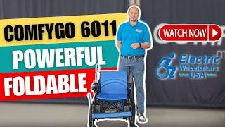 ComfyGo 6011 Folding Electric Wheelchair [2024]