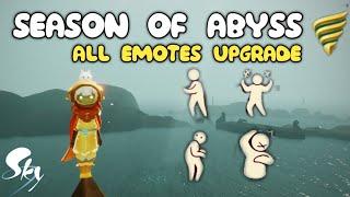 All Emotes Upgrade Season of Abyss | Sky CotL | Sandwichies Ch