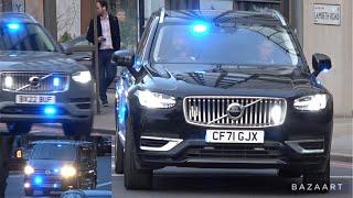 **FIREARMS DEPLOYMENT!** Unmarked Volvo XC90's (X3) respond from Lambeth Police Headquarters!