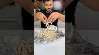 Testing popcorn hack! Clean pan & no bowl needed for serving  Like if you enjoyed the video ️