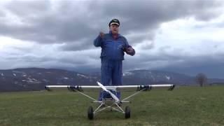 Avios Grand Tundra 1700mm Blue/Silver PNF Maiden flight 6S