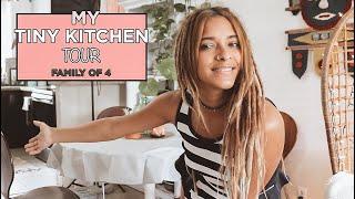 My Tiny Kitchen Tour Apartment | Food Blogger | Small Kitchen Ideas