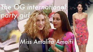 SATC s01e05 episode review: Amalita Amalfi, the D&G shoes and Charlotte's modeling career