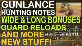 We Know Wide & Long Shell Types bonuses For Monster Hunter Wilds Gunlance TGS  GL ガンランス