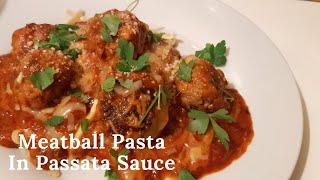 MEATBALL PASTA IN PASSATA SAUCE I MSLEVZ