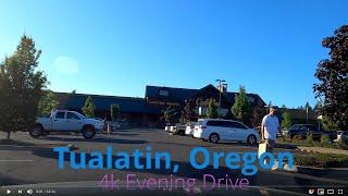 Tualatin, Oregon | 4k Evening Drive Tour