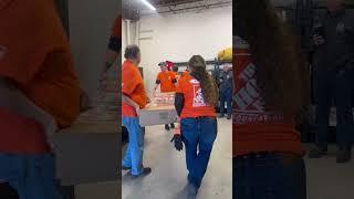 Valhalla Sailing Project training facility overhaul by the Home Depot Foundation Annapolis. 4/17/18