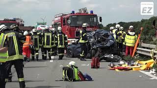 Schwerer Verkehrsunfall auf A31