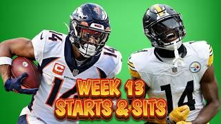 Wide Receivers on FIRE! Week 13 Start Sit Advice