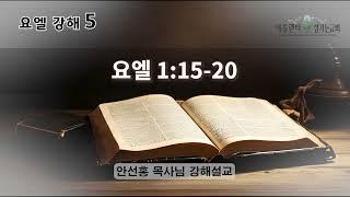 [음성] 요엘 강해 05_(요엘 1:15-20) [안선홍 목사님 강해설교 | 애틀랜타 섬기는교회]