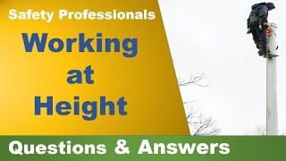 Working at Height - Questions and Answers - Safety Training