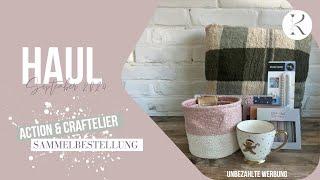 HAUL | Action, Craftelier & Sammelbestellung | September 2024 #action #craftelier #haul