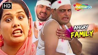 Gurchet Chitarkar Comedy Movie 2024 | Angry Family | Full Comedy Movie | New Punjabi Movie 2024