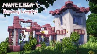 Minecraft Longplay | Greenhouse Cottage by the Sea (no commentary)