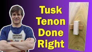 Mortise and Tenon Joint - Tusk Tenon