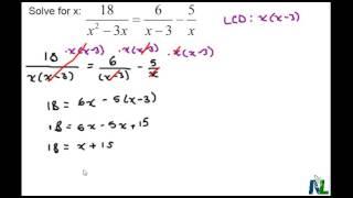 Solving and checking for extraneous root