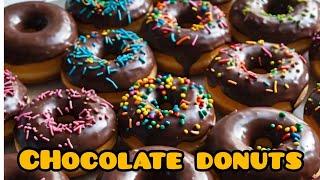 Chocolate  donuts recipe|Donuts recipe|Easy chocolate donuts recipe|kids lunch box recipe