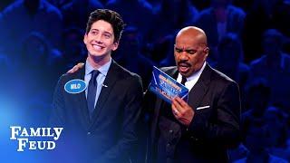 WOW! Milo Manheim CRUSHES Fast Money! | Celebrity Family Feud