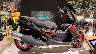 BMW C 400 X Rugged maxi adventure urban scooter motorcycle moto motor bike C400 X walkaround V2238