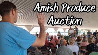 Selling and buying at the Amish Produce Auction