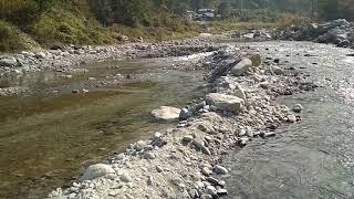 Rishikhola eco resort river view.