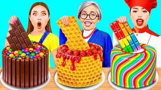 Me vs Grandma Cooking Challenge | Amazing Kitchen Recipes by Toon Toon