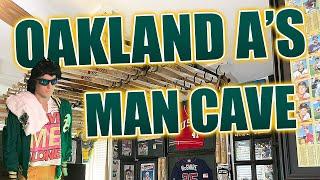 The Ultimate Oakland Athletics Baseball Man Cave | Room Tour