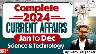 Complete Science And Technology Current Affairs 2024 ( Jan To Dec )