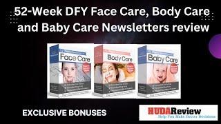 52-Week DFY Face Care, Body Care and Baby Care Newsletters review
