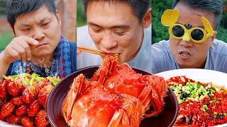 TikTok Video|Eating Spicy Food and Funny Pranks| Funny Mukbang | Big And Fast Eaters