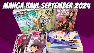 MANGA HAUL FOR SEPTEMBER 2024! 