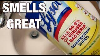 Lysol Disinfecting Wipes - Real Product Test!