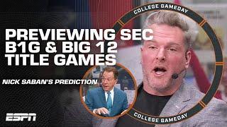 CHAMPIONSHIP SATURDAY  College GameDay previews SEC, ACC, Big Ten & Big 12 title games