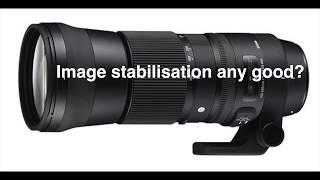 sigma optical stabilization any good ???