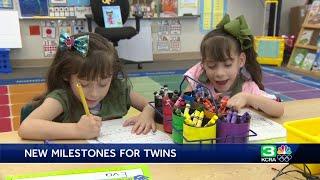 Formerly conjoined twins celebrate 5th birthday, start kindergarten