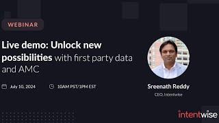 Live demo: Unlock new possibilities with 1P data and AMC